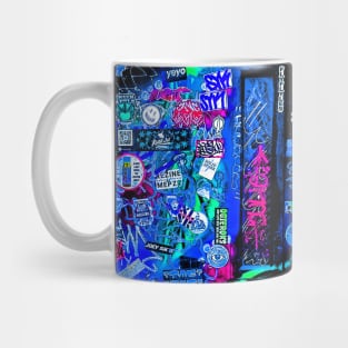 Street Tag Graffiti Stickers NYC Mug